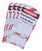 Replacement Lockout Tags 6 W PK25