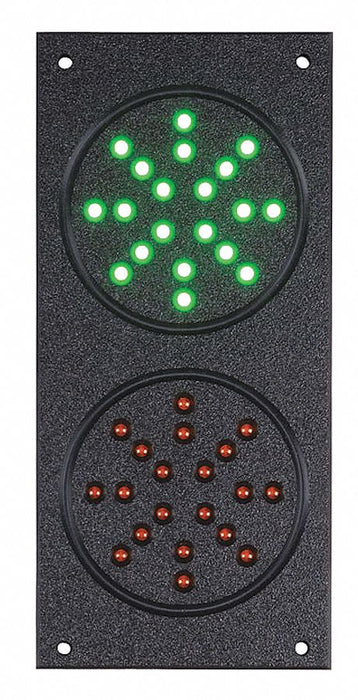 Traffic Light Plastic Black 1/2 W