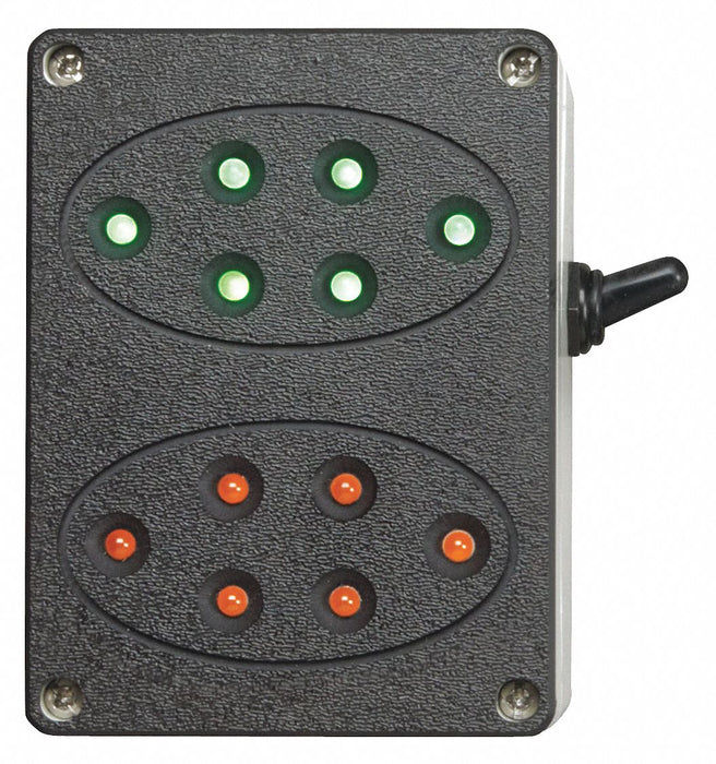 Traffic Light Plastic Black 2 1/2 W