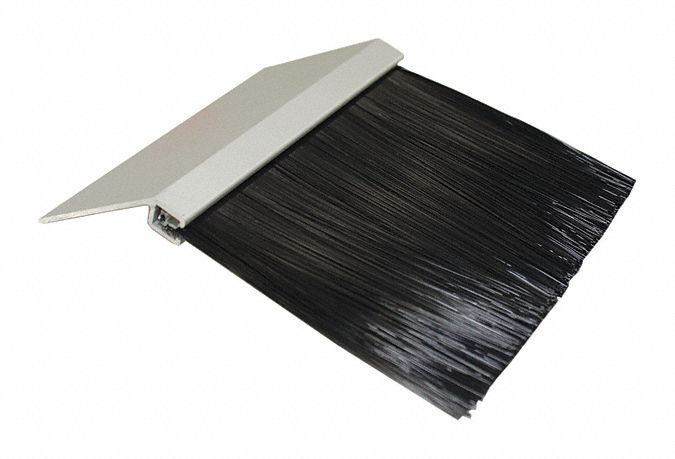 M9500 Brush Seal Nylon 2 in L 8 ft W Black