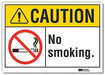 Caution Sign 10inx14in Non-PVC Polymer