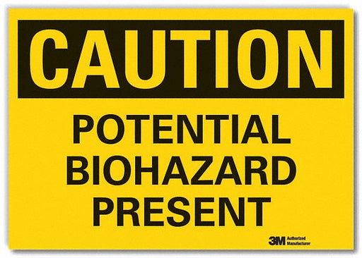 Caution Sign 10inx14in Non-PVC Polymer