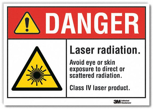 Danger Sign 10in x 14in Non-PVC Polymer