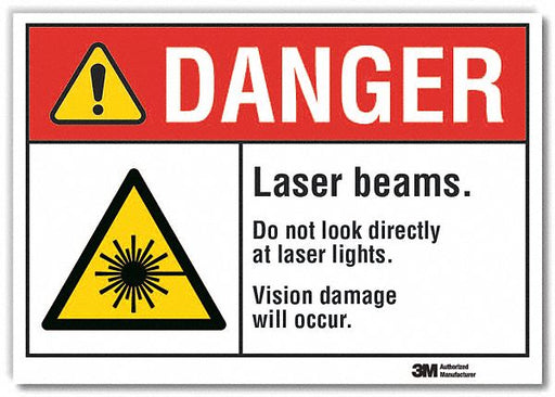 Danger Sign 7 inx10 in Non-PVC Polymer