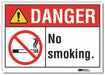 Danger Sign 10in x 14in Non-PVC Polymer