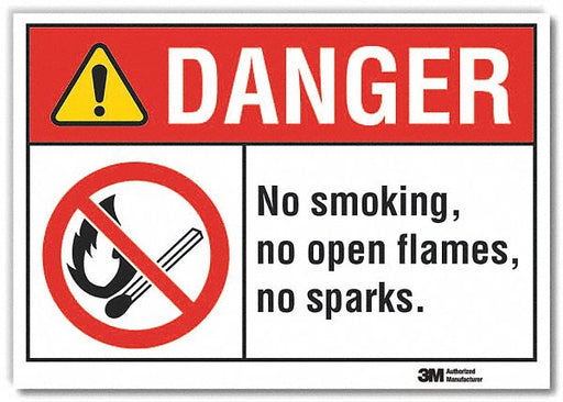 Danger Sign 7 inx10 in Non-PVC Polymer