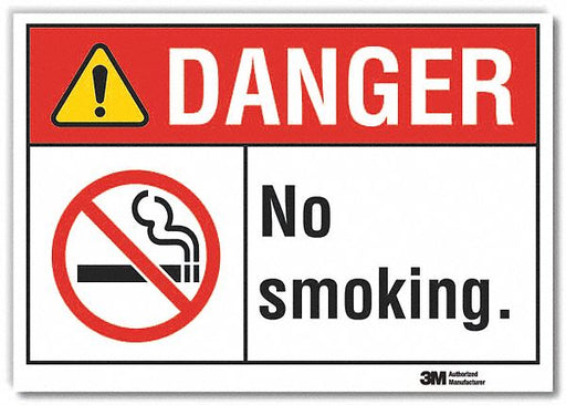 Danger Sign 7 inx10 in Non-PVC Polymer