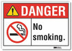 Danger Sign 10inx14in Non-PVC Polymer