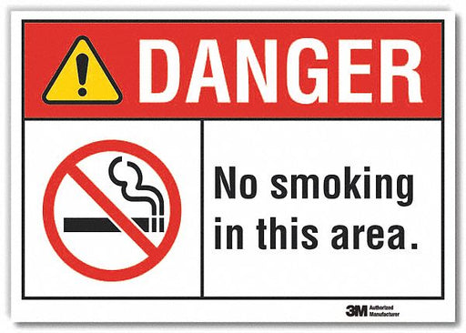 Danger Sign 7 inx10 in Non-PVC Polymer