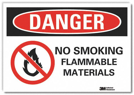 Danger Sign 7 in x 10 in Non-PVC Polymer