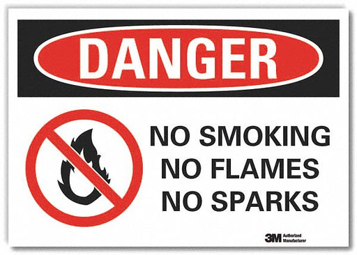Danger Sign 10inx14in Non-PVC Polymer