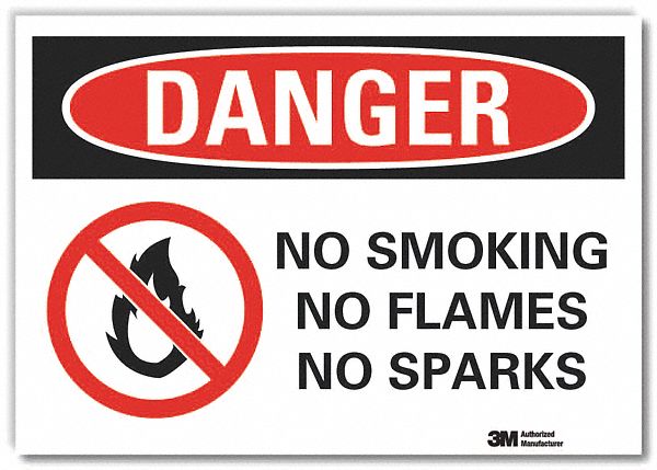 Danger Sign 10inx14in Non-PVC Polymer