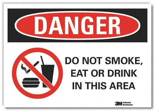 Danger Sign 7 inx10 in Non-PVC Polymer