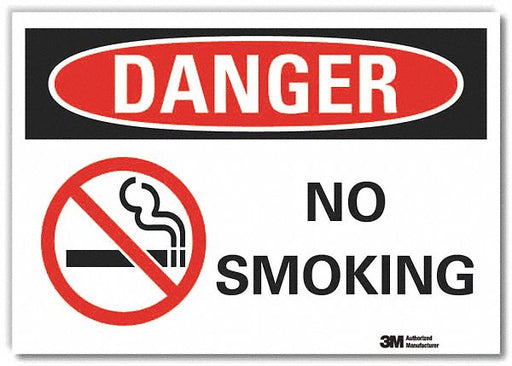 Danger Sign 7 inx10 in Non-PVC Polymer