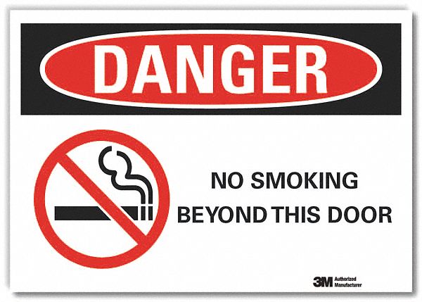 Danger Sign 7 inx10 in Non-PVC Polymer