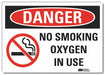 Danger Sign 10in x 14in Non-PVC Polymer