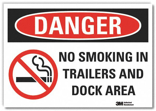 Danger Sign 10in x 14in Non-PVC Polymer