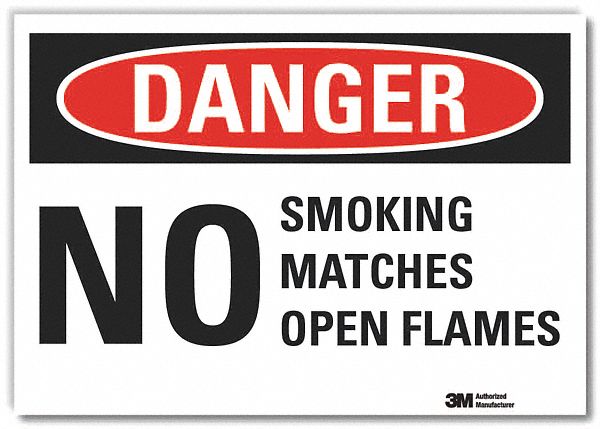 Danger Sign 7 in x 10 in Non-PVC Polymer