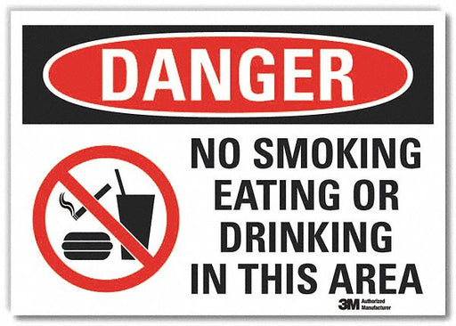 Danger Sign 7 inx10 in Non-PVC Polymer
