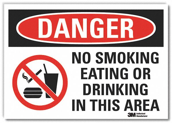 Danger Sign 10in x 14in Non-PVC Polymer