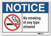 Notice Sign 7 inx10 in Non-PVC Polymer