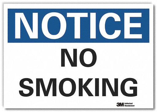 Notice Sign 7 inx10 in Non-PVC Polymer
