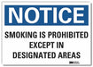 Notice Sign 7 inx10 in Non-PVC Polymer