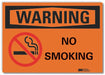 Warning Sign 7inx10in Non-PVC Polymer