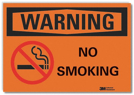 Warning Sign 7inx10in Non-PVC Polymer