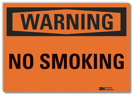 Warning Sign 10inx14in Non-PVC Polymer