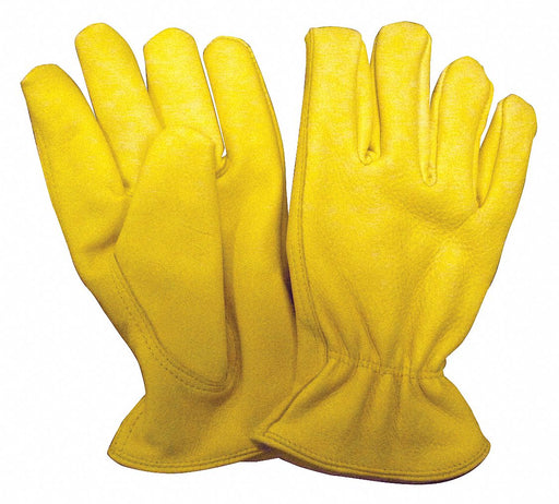 J4940 Leather Gloves Yellow XL PR