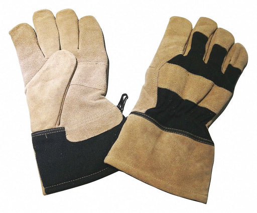 J4948 Leather Gloves Black/Beige M PR