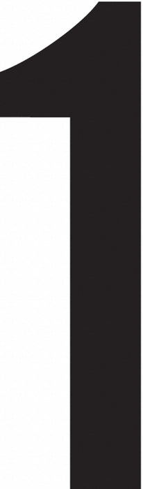 NumberLabel Vinyl 4inH 2-1/8inW PK50