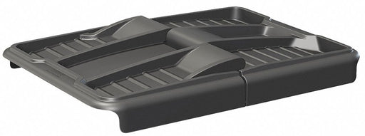 Cube Truck Lid Black 53 in L Hinged