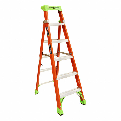Stepladder Fiberglass 6 ft H 300 lb.