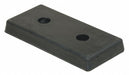 Dock Bumper 8 in D Rubber Rectangular