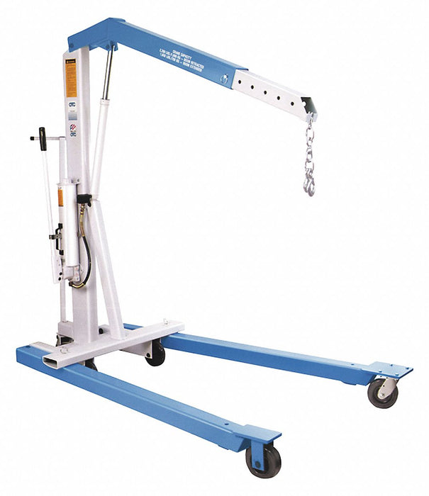 Mobile Floor Crane Steel 4400 lb.