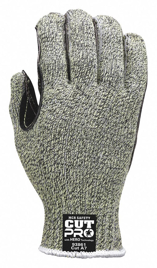 Leather Gloves Gray L PR