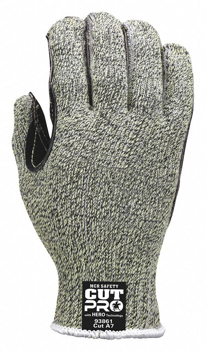 Leather Gloves Gray S PR