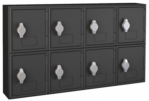 Locker 2x4Lckrs Blk 13.5 x24 x4 