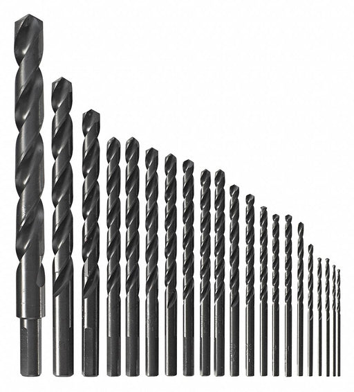 Jobber Drill Set 21 pc Steel