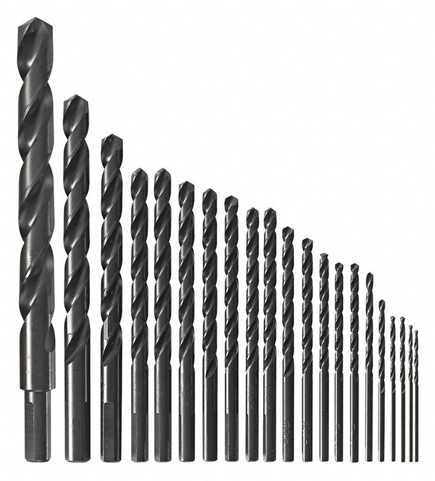 Jobber Drill Set 21 pc Steel