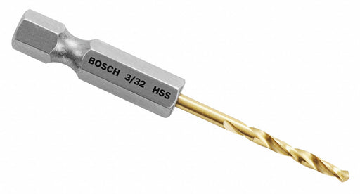 Hex Shank Drill 3/32 HSS