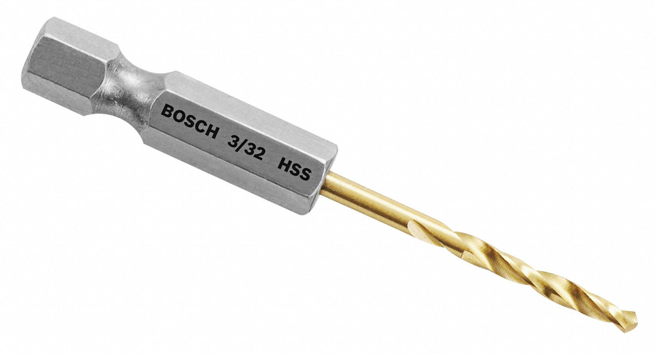 Hex Shank Drill 3/32 HSS