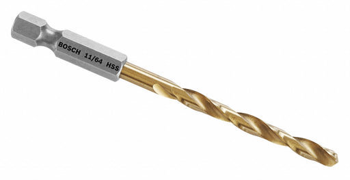 Hex Shank Drill 11/64 HSS