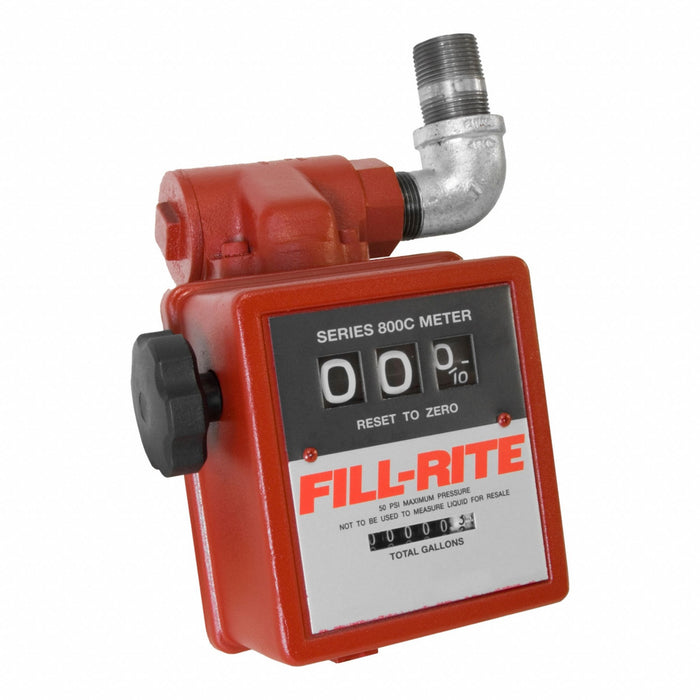 Flowmeter 50 PSI 20 GPM 1 in Mechanical