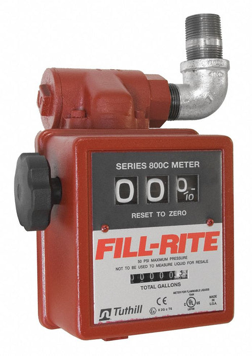 Flowmeter 50 PSI 20 GPM 1 in Mechanical