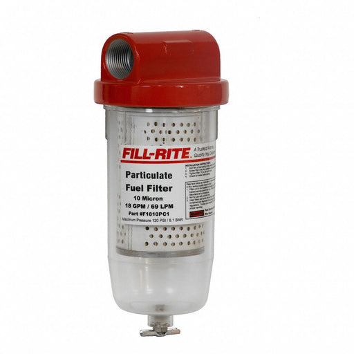 Fuel Filter 18 gpm 50 psi 4-1/2 in L