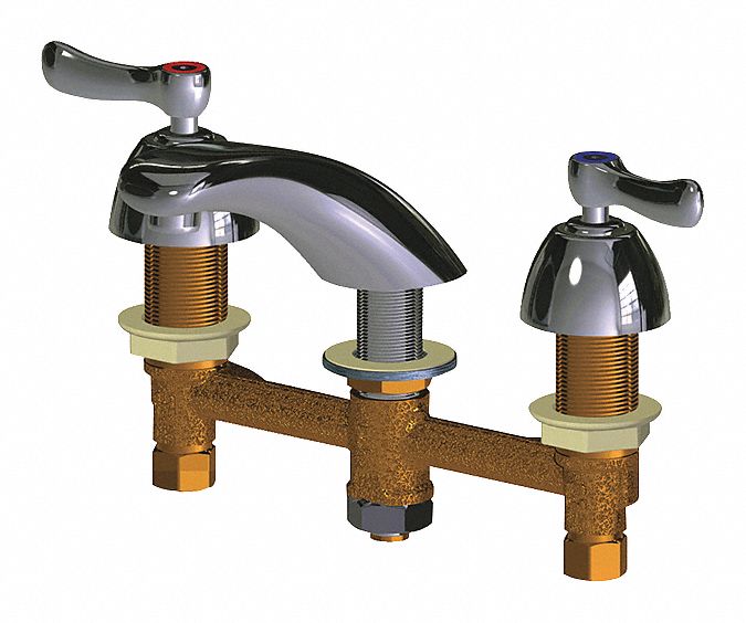 Low Arc Chrome Chicago Faucets 404