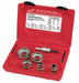HoleCutterKit 7pcs Sizes 0.875 -2 